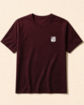 Camiseta Basic Minimalista Vinho — A Pérola Negra