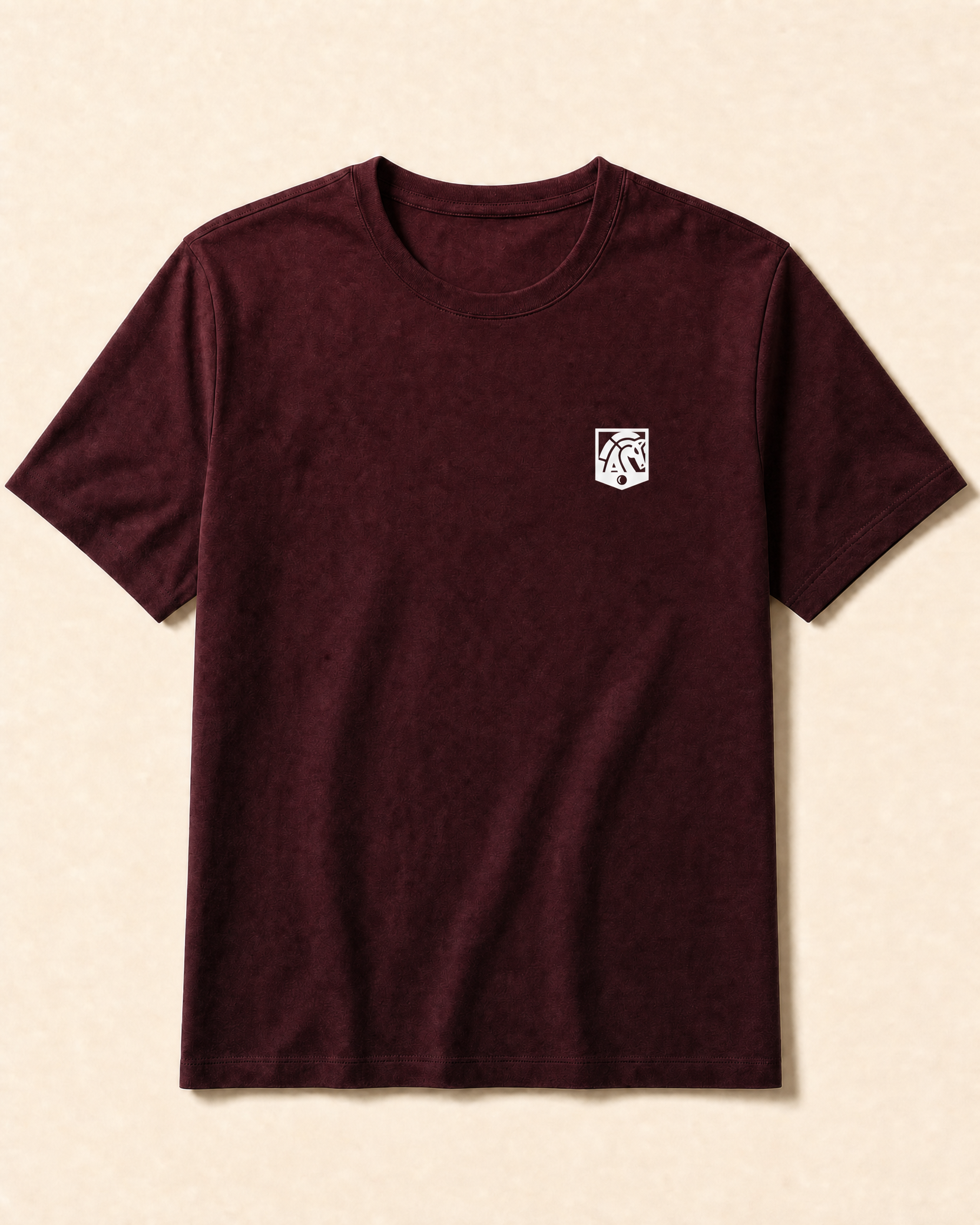 Camiseta Basic Minimalista Vinho — A Pérola Negra