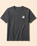 Camiseta Basic Minimalista Cinza-Grafite — A Pérola Negra