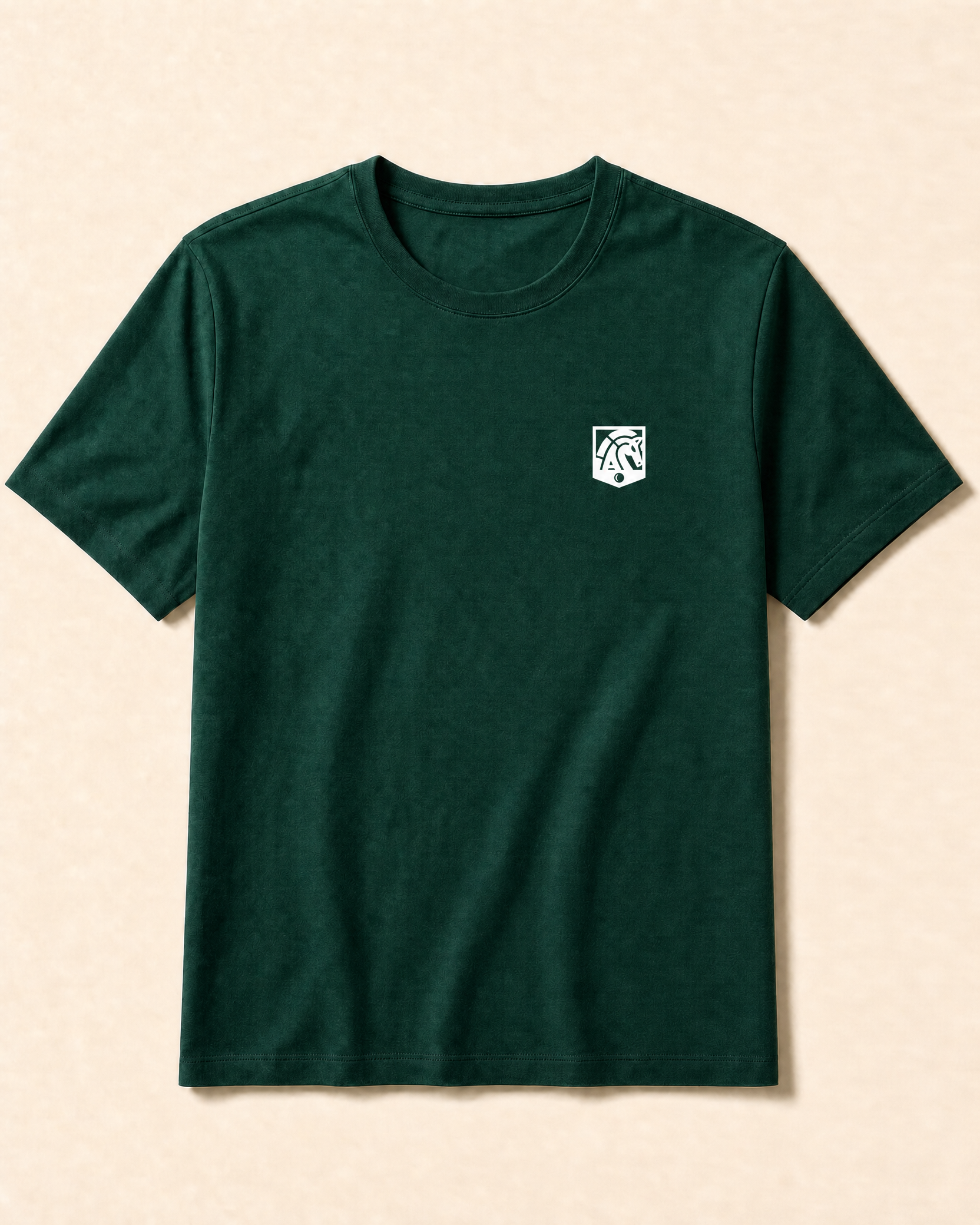 Camiseta Basic Minimalista Verde-Esmeralda — A Pérola Negra