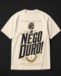 Camiseta A Nego Duro! Marfim — Força em Movimento